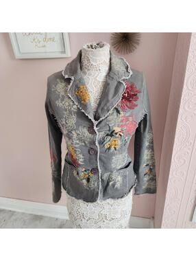 DB Sport unique embroidered olive freen jacket M